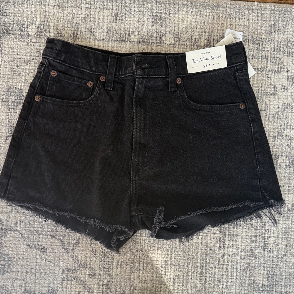 Abercrombie & Fitch Black Jean Shorts